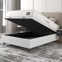 Ver imagem 2 de Cama Box Baú Colchão Casal Espuma D33 Vangogh Pillow Top 138x188x70cm Hellen