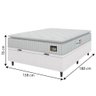Cama Box Baú Colchão Casal Espuma D33 Vangogh Pillow Top 138x188x70cm Hellen - 4