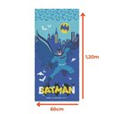 Ver imagem 5 de Toalha de Banho Infantil Batman Gotham Lepper Felpuda de Algodão para Menino Praia Piscina
