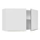 Ver imagem 6 de Armário Aéreo Madesa Lux 120 cm 2 Portas Branco/Branco Veludo