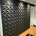 Ver imagem 1 de Painel 3d 50x50cm Pvc Revestimento de Parede Kit 10 Peças