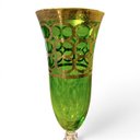 Ver imagem 5 de Jogo com 6 Taças em Cristal Verde para Flute 23x7cm