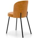 Ver imagem 4 de Kit 5 Cadeiras Sala de Jantar Estofada Gavi L02 Couríssimo Whisky