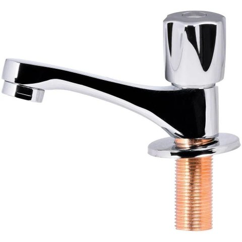Torneira Lavatório C50 80 Graus C Metal 1-4 de Volta de Mesa Bica Fixa Liege Cosmetics