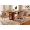 Ver imagem 1 de Mesa Sala Jantar Luma + 6 Cadeiras Lizy Freijo DJ Móveis