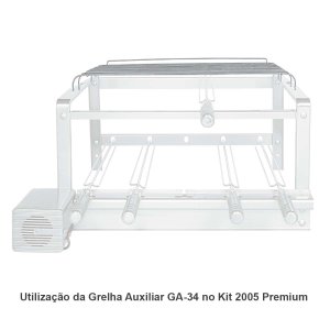 Grelha Auxiliar Ga34/5 Inox