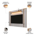 Ver imagem 3 de Painel para Tv Suspenso 75 Pol 180cm Marina Off/cinamomo B02 - Mpozenato