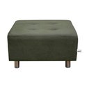 Ver imagem 3 de Puff Para Sala Quadrado Decorativo com Pés com Alumínio Nero Veludo Light Cinza Light Matrix