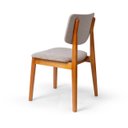 Ver imagem 6 de Kit 6 Cadeira de Jantar Madeira Maciça Manuela Estofada Premium Ergonomica Confortável Di Franco