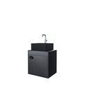 Ver imagem 7 de Gabinete Armário para Banheiro 40cm MDF com Cuba - Latina Preto