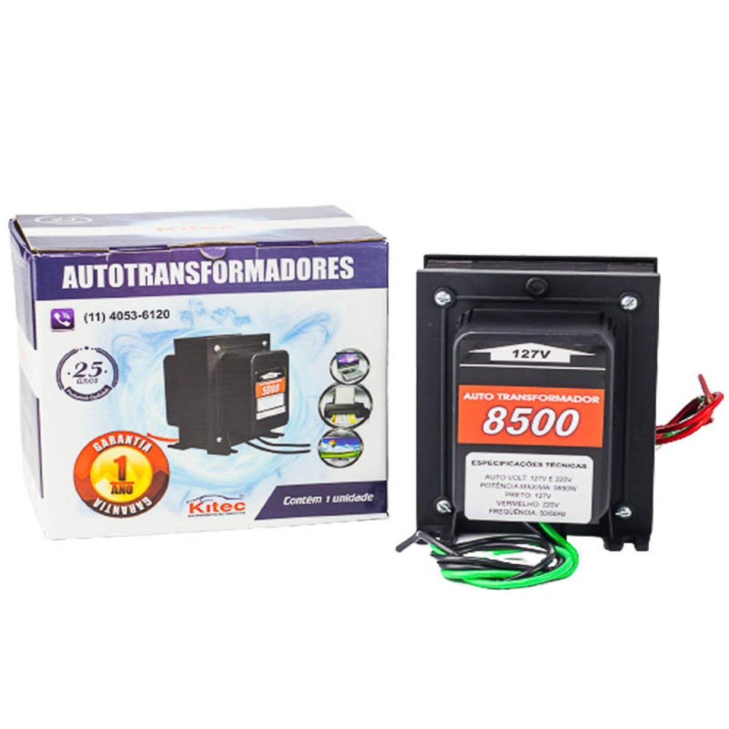 Autotransformador 8500va 5950w Tripolar Kitec - 1