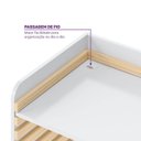 Ver imagem 6 de Escrivaninha Mesa Escritório Infantil e Juvenil Evolutiva Wave Casatema MadeiraOriginals 90cm MDF Madeiraoriginals Branco e Natural Marrom