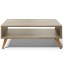 Ver imagem 4 de Kit Aparador com Mesa de Centro Mônaco Pés Palito L03 Castanho - Lyam Decor Mônaco & Cannes