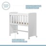 Mini Berço 100% MDF com Colchão Léo Yescasa - 5