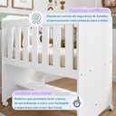 Ver imagem 5 de Mini Berço 100% MDF com Colchão Léo Yescasa Branco