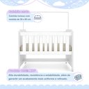 Ver imagem 4 de Mini Berço 100% MDF com Colchão Léo Yescasa Branco