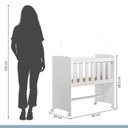 Ver imagem 3 de Mini Berço 100% MDF com Colchão Léo Yescasa