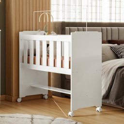 Mini Berço 100% MDF com Colchão Léo Yescasa - 1