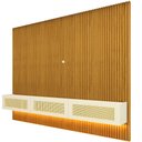 Ver imagem 6 de Home para TV Ripado 220 Supremo Rattan LED 100% MDF Naturale Off White - Gelius