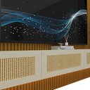 Ver mais imagens de Home para TV Ripado 220 Supremo Rattan LED 100% MDF Naturale Off White - Gelius