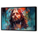 Ver imagem 5 de Quadro Decorativo Canvas com Filete Católico Religioso Jesus Cristo Gg