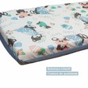 Ver imagem 7 de Mini Berço 100% MDF com Colchão Léo Yescasa Marrom/Branco/Ipê