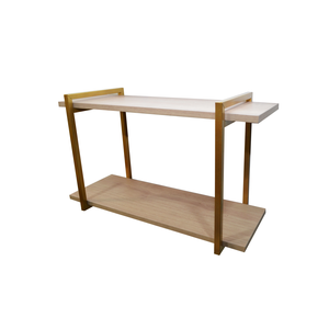Nicho DUPLO metalon 100X20 AMAD CLARIN/DOURADO  METALICO 02