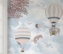 Ver imagem 2 de Papel de parede balão menina elefantinha infantil M² PP127