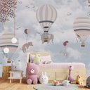 Ver imagem 3 de Papel de parede balão menina elefantinha infantil M² PP127