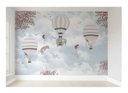 Ver imagem 1 de Papel de parede balão menina elefantinha infantil M² PP127