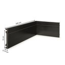 Ver imagem 4 de Rodapé de Poliestireno 10cm X 15mm X 2,40m Frisado Nfr Rodapés