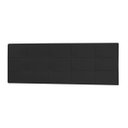 Ver imagem 2 de Cabeceira Painel Casal Queen 1,60m Roma Material Sintético Preto Dal Poz Estofados