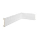 Ver imagem 3 de Alizar/Rodapé de Poliestireno 7cm x 10mm x 2,40m Frisado Nfr Rodapés Branco