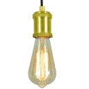 Ver imagem 4 de Kit 2 Pendente Tubo Cilindro Nordic Dourado