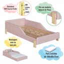 Ver imagem 7 de Cama Infantil Moderna Estofada Montessoriana 99cm Sentir Completa Móveis