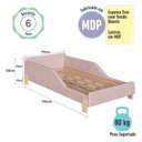 Ver imagem 6 de Cama Infantil Moderna Estofada Montessoriana 99cm Sentir Completa Móveis