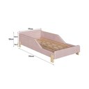 Ver imagem 3 de Cama Infantil Moderna Estofada Montessoriana 99cm Sentir Completa Móveis