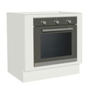 Ver imagem 1 de Balcão para Forno de Embutir 80 X 60 Cm sem Tampo Branco Agata, Glamy, Stella Madesa Branco