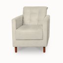 Ver imagem 2 de Poltrona Cadeira Angelina Decorativa Suede Bege