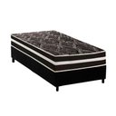 Ver imagem 1 de Cama Box Solteiro: Colchão Ortopédico Paropas D28 / Master Ag80 Black Double Face 25 + Base Crc