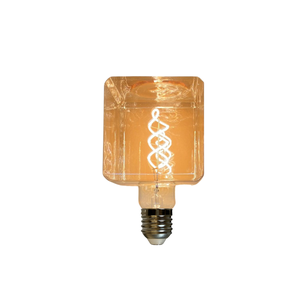 Lâmpada Filamento LED Vintage Quadrada G95 4W Gold