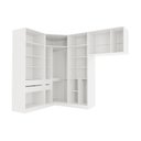 Ver imagem 6 de Quarto Modulado Adapt 9 Portas 4 Gavetas MDP 465cm Branco