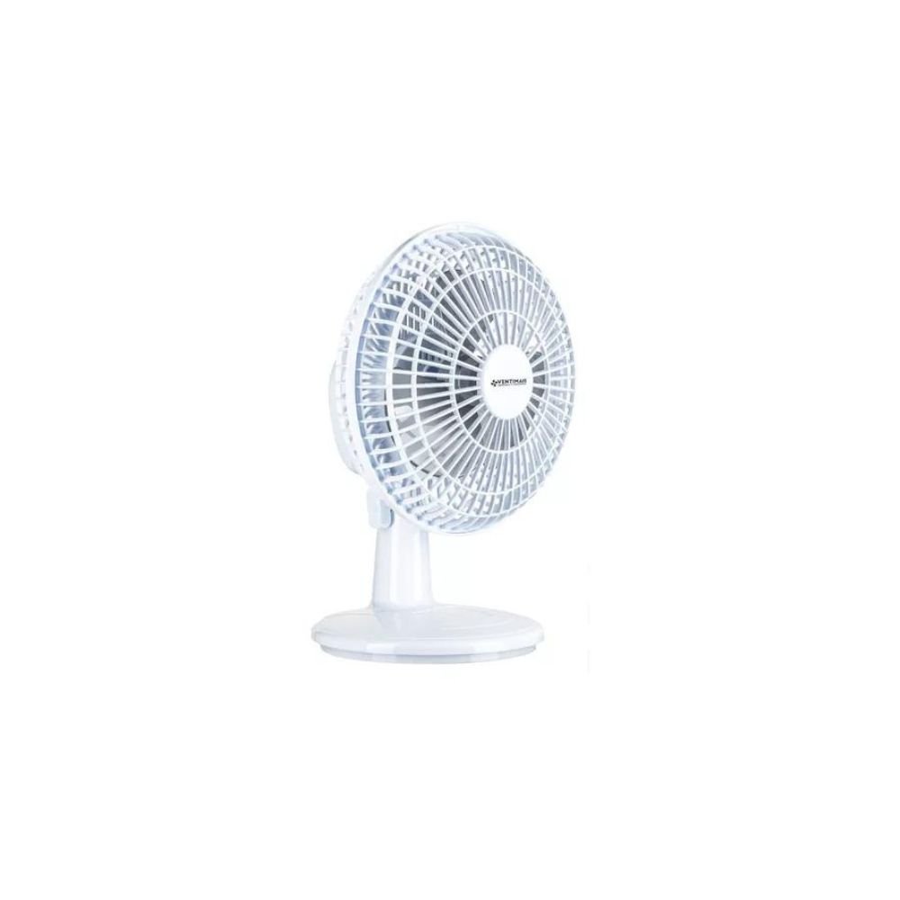 Mini Ventilador Turbo Ventimais 3 Pás 20cm 2 Velocidades Branco e Prata 110v