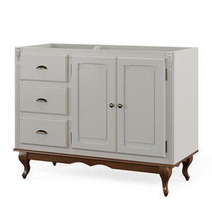 Balcão de Pia para Cozinha Hannover - M560703 Largura 120cm Cor Laca - Off White