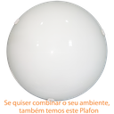Ver imagem 3 de Arandela Moderna Solaris Calha Vidro Curvo Tema Leitoso