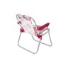 Cadeira Infantil Praia em Aluminio Patrulha Canina Rosa Bel - 4