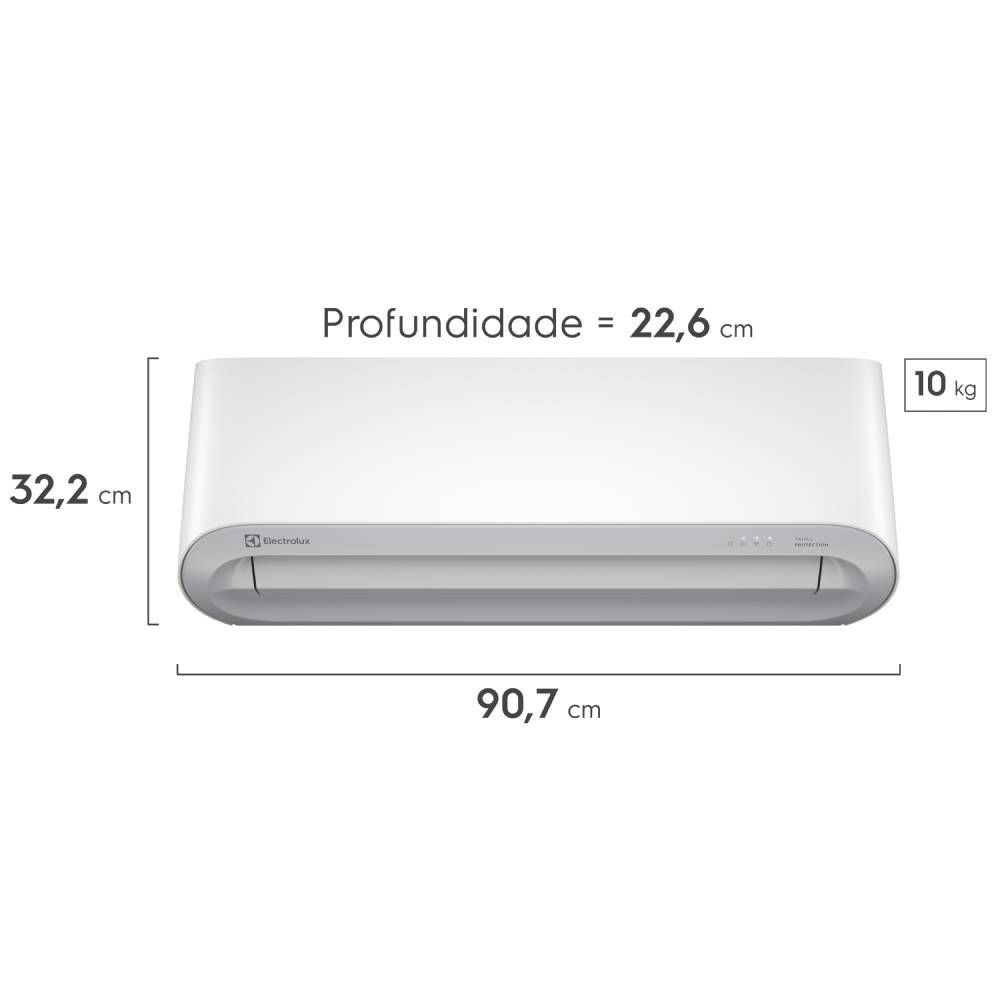 Ar Condicionado Split Electrolux Color Adapt 24000 Btus Frio 220v U24f - 7