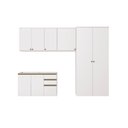 Ver imagem 2 de Lavanderia Modulada Kappesberg Celeste 5 Peças Branco 280cm