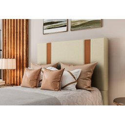 Cabeceira Queen Verona - Linho - Palladium Decor - 1