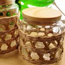 Ver imagem 7 de Kit 10 Potes Herméticos de Vidro 520ml Sisal Tampa Madeira Porta Mantimentos Wolff 